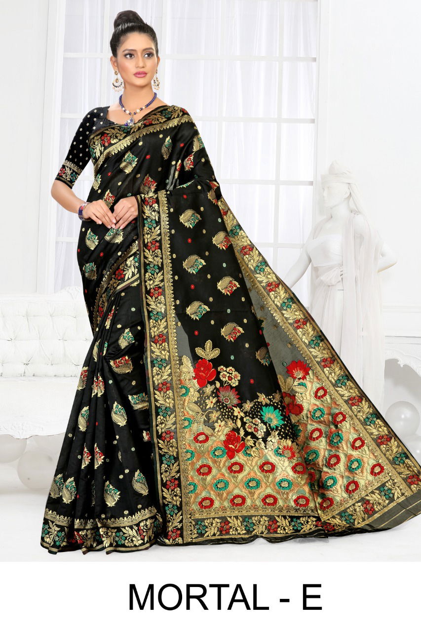 Ronisha Mortal Latest Fancy Designer Silk Fancy Casual Festive Wear Saree Collection